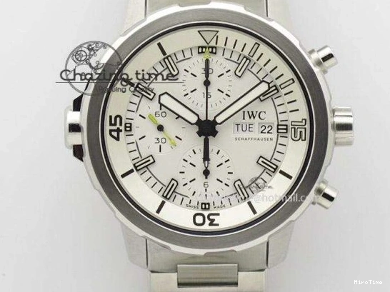 MIROTIME 0131 Versatile Aquatimer Chrono IW376803 V6F 1:1 Best Edition White Dial On SS Bracelet A 7359